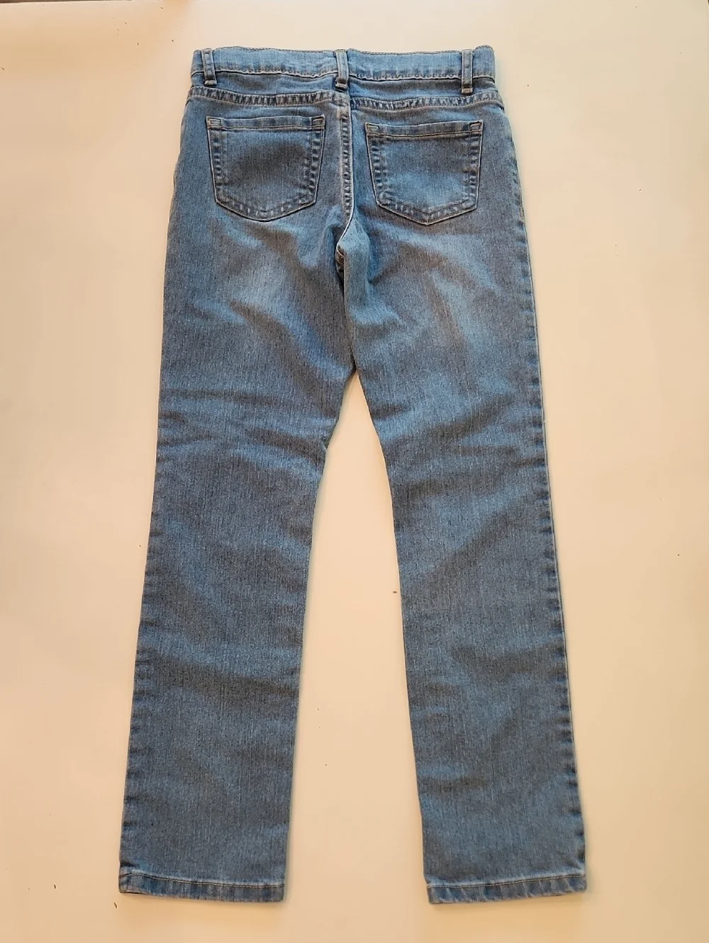 The Childrens Place Girls Skinny Jeans Blue Adjustable Waist Denim Pants Size 10